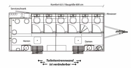 VIP Toilettenwagen